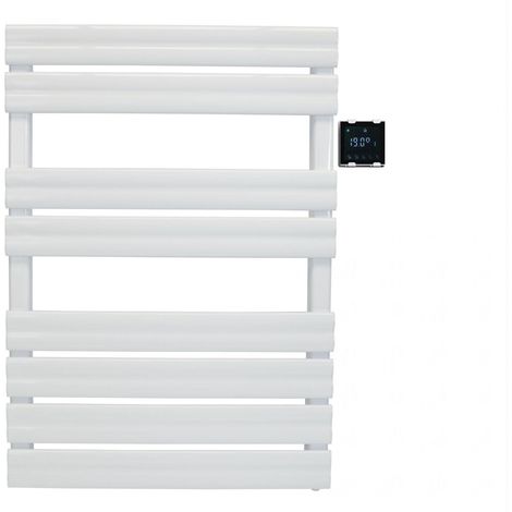 Toallero blanco con control inalámbrico 500W
