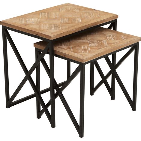 Premier Housewares Kickford Side Tables Set Of Two (1/5)