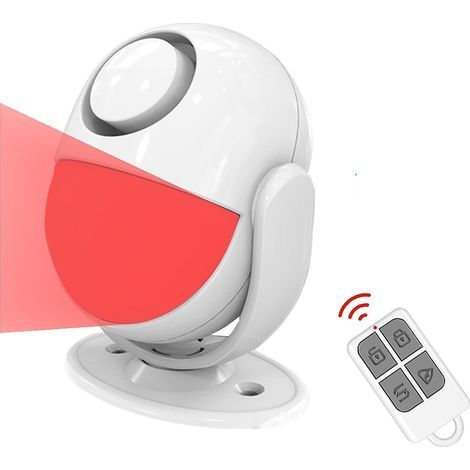 Kabelloser Bewegungsmelder mit Sirene – Infrarot/USB-Batterie (1/5)
