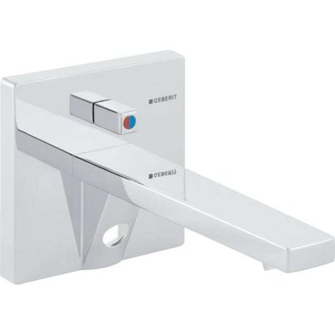 Geberit Armaturenkörper mit Öffnung, für Typ 88 Waschtischarmatur: chrom / glänzend, 241.664.21.1 (1/5)