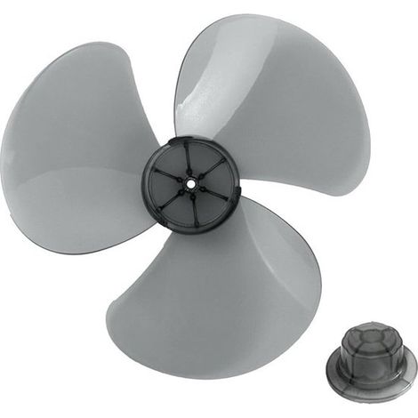 Pales de ventilateur de 40 cm (16 pouces) - Accessoire en plastique, silencieux et léger, à trois pales, pour ventilateurs de bureau (1/5)