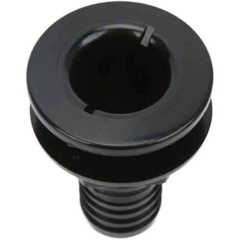 DEESSE SHOP-ZJchao Adaptation à la Coque, Connecteur de Coque Abs Abs Connecteur Accessoire 1‑1/2 Pouces à la Ajustement Droit à Travers la Connexion du Tuyau de pour Les Bateaux Marines (Black) (1/5)