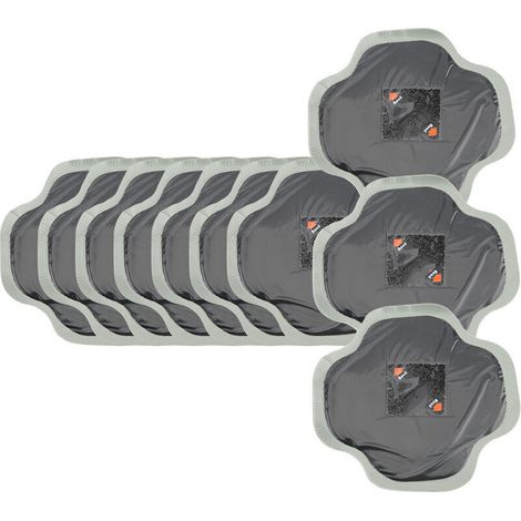 Jeffergarden Patch pour pneu, patch pour pneu 128 mm / 5 pouces, 10 pièces/ensemble, universel, léger, ultra-mince, adapté aux voitures et aux motos