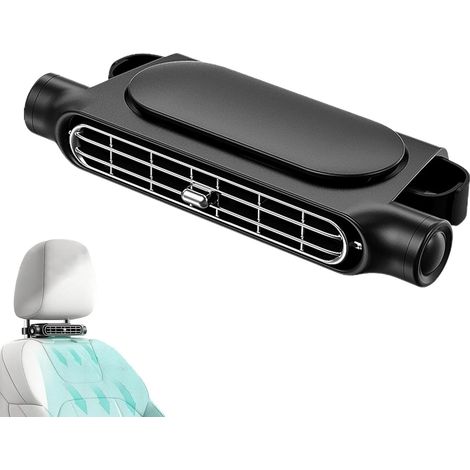 Ventilateur de siège d'auto, ventilateur de refroidissement de siège d'auto USB portable vent fort silencieux pour toutes les voitures Jeep camping car (1/5)