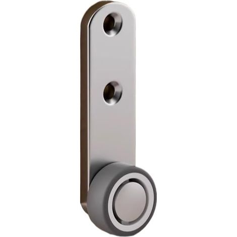 Roulettes robustes pour portes coulissantes – Support inférieur et roulettes de pied pour un mouvement fluide et silencieux (1,6 po)Lot de 4 (1/4)