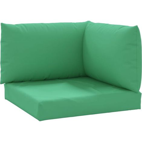 Coussins de plateau, ensemble de 3 pièces, tissu Oxford vert. (1/5)