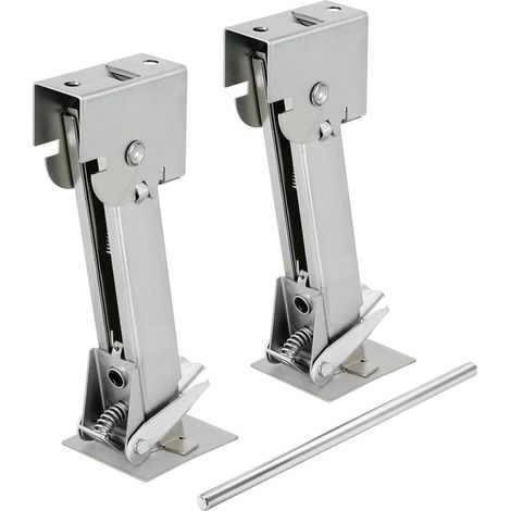 Stabilisateur de Camping-car 2 pièces/Ensemble Remorque Pliante avec Capacité de Charge 450kg Convient aux Camping-cars et Remorques (1/5)