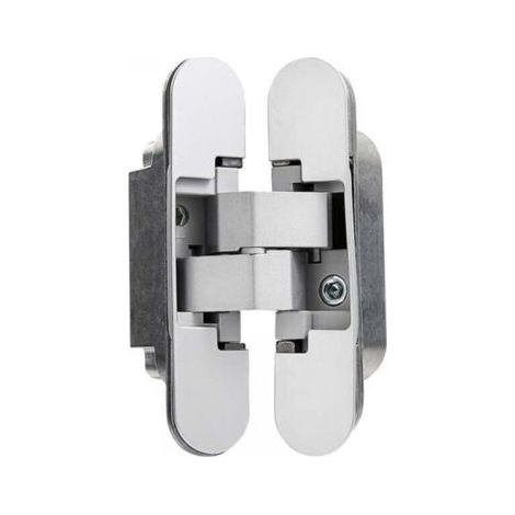 Set mit 2 unsichtbaren Türscharnieren – Für schwere Türen – Tragkraft 40 kg – 180° Öffnungswinkel – Zamak