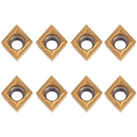 CCMT09t304 Pad Carbide CCMT32.5 Set of 10 Cool in Metal during CNC for Tool of Lathe (1/4)