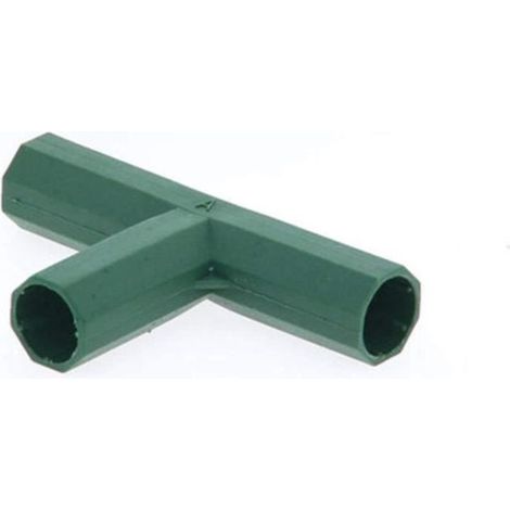 Gewächshausbau-Verbinder, 10 Stück, Möbelverbinder aus Kunststoff für Gewächshausrahmen, PVC-Anschluss 16mm.
