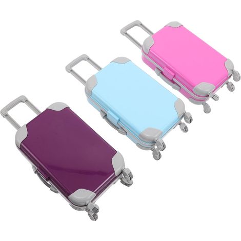 3pièces Boîte à Bijoux Voyage Organisateur Boîtes de Rangement pour Bijoux Valise à Bonbons Vide Contenant pour Dragées (1/5)