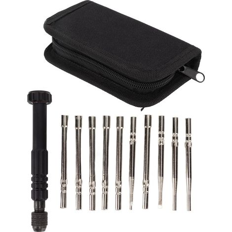 10pcs Kit d'outils de réglage du carburateur pour la tête de tourneurs de réglage du moteur commun à 2 cycles avec poignée (1/5)
