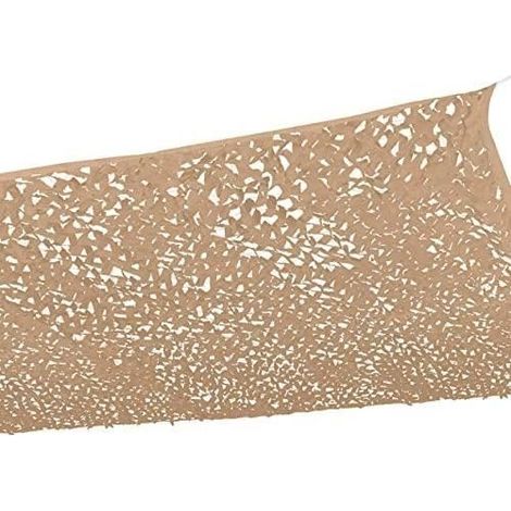 Voile d'ombrage rectangulaire Motif camouflage - 3 x 4 m - Sable (1/4)