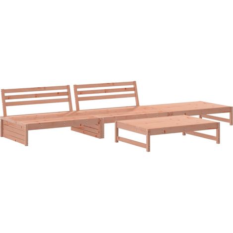 Maison Exclusive - Salon de jardin 4 pcs bois massif douglas