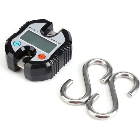 Noir Balance de grue professionnelle portative de Digital 150 kilogrammes, balance électronique de pesage de boucle d'échelle accrochante (1/5)