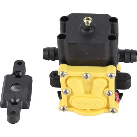 12V Membrandruckpumpe für Landwirtschaft und Garten, elektrische Sprühgeräte, Wasserpumpenzubehör, Typ D, Rückflussverhinderung, Doppelnutdüse, langlebig und verstopfungsfrei. (1/5)