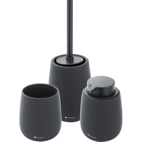 Nimco L'ensemble comprend. Distributeur de savon, gobelet pour brosse à dents, porte-brosse à dents, céramique TA SET-90 (1/5)