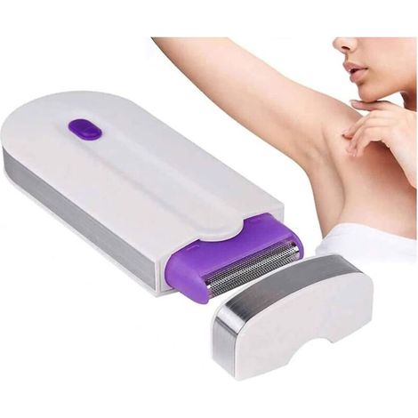 Appareil d'épilation à lumière pulsée rechargeable, permanent et indolore, violet - AquaForge (1/5)