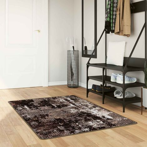 Pasillo de alfombra MARSA Negro 80 x 100 cm Poliéster y PVC