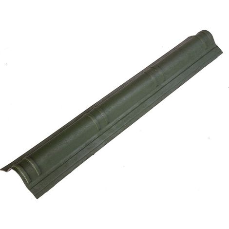 Elemento di colmo ONDULINE per tegola Onduvilla. Dimensioni 106 x 19,4 cm - Colore verde sfumato
