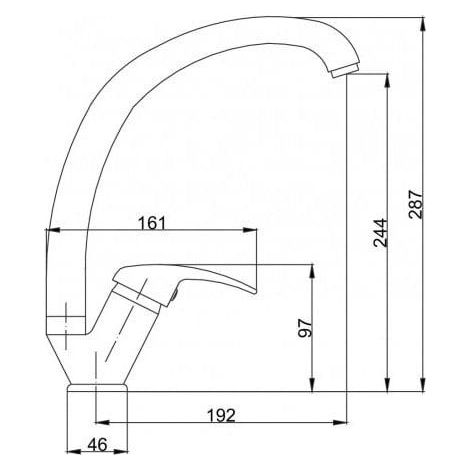 Idroland Rubinetto Cucina Moderno Cromo