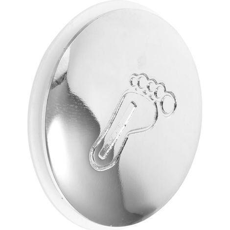 Bonde de vidange inox/silicone anti-fuite plat pour évier (1/5)