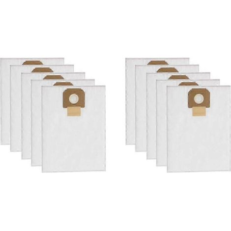 Lot de 10 sacs à poussière de rechange pour aspirateur Bosch GAS 35 série 2607432037-jc-AquaForge