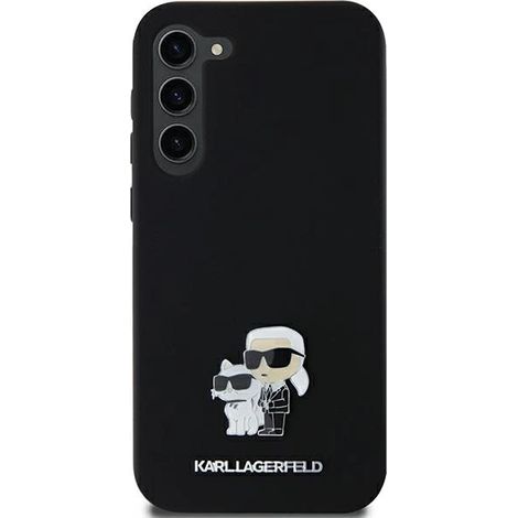 Karl Lagerfeld KLHCSA35SMHKCNPK A35 A356 Hartschalenetui schwarz/schwarz Silikon Karl&Choupette Metallpin (1/5)