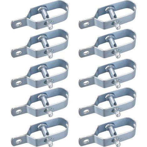 Ecleanfy - 10 Pièces Tendeur Grillage, Tendeur de Clôture, Tendeurs à Fil Barbelé, Kit de Connecteurs Tendeur de Corde pour Fil de Tension (1/5)