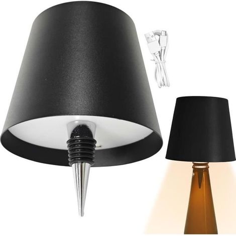 Lampe LED Pour Bouteille De Vin, Lampe De Table Tactile Pour Bouteille De Vin, Lumières Pour Bouteilles De Vin, Lampes Décoratives (1/4)