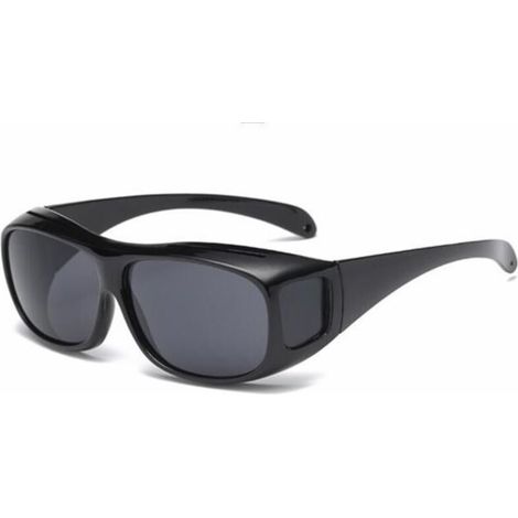 Lunettes de conduite noires - Lunettes de vision nocturne noires