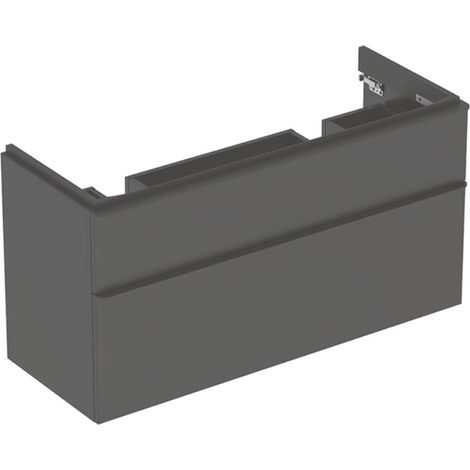 Geberit Smyle Square meuble sous-lavabo pour lavabo double, (1/3)