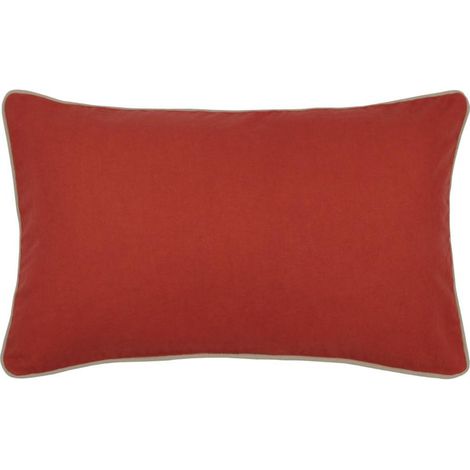 Cuscino DUO 30x50 cm, colore beige chiaro mattone