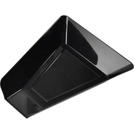 Plateau doseur à grains de café, assiette de présentation compacte et originale pour la pâtisserie, cadeau idéal pour les amateurs de café.-Black