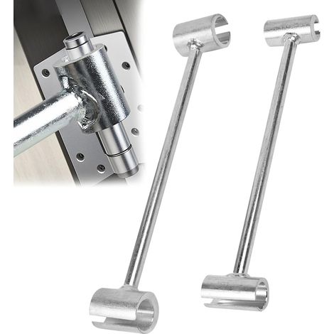 Set di 2 strumenti di regolazione per cerniere e profili per porte, due intervalli di regolazione 8–19 mm e 19–25 mm, chiave per la regolazione del gioco delle cerniere. (1/5)
