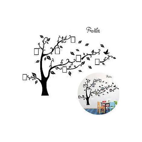 Wandtattoos für die ganze Familie, Wandbild, Heimdekoration, einfach anzubringen, 3D-Effekt, Acrylplatte, abnehmbarer Kleber, geeignet für Wände, Fenster, Fliesen, Metall, hohe Qualität