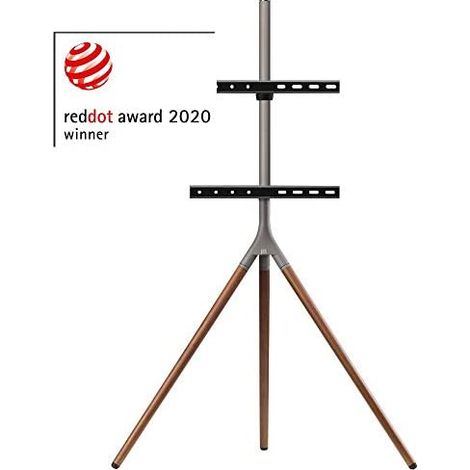 One For All WM7471 Pied de TV Tripode Noyer Gris