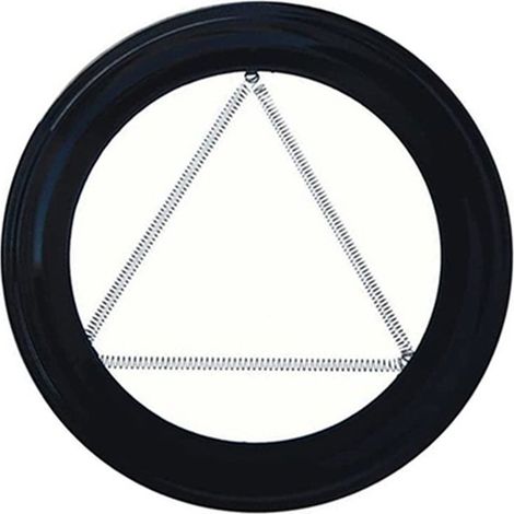 Soffitto per tubo pellet vetrificato nero 80