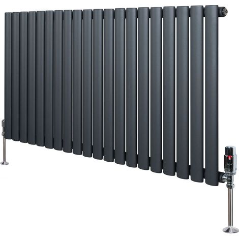 Oval Single Column Radiator & Valves – 600mm x 1200mm – (1/5)