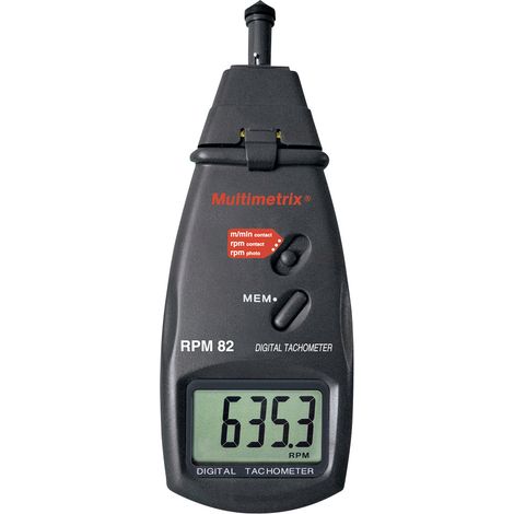 Multimetrix P06236902 Drehzahlmesser  mechanisch, optisch 0.5 - 19999 U/min 2.5 - 99999 U/min