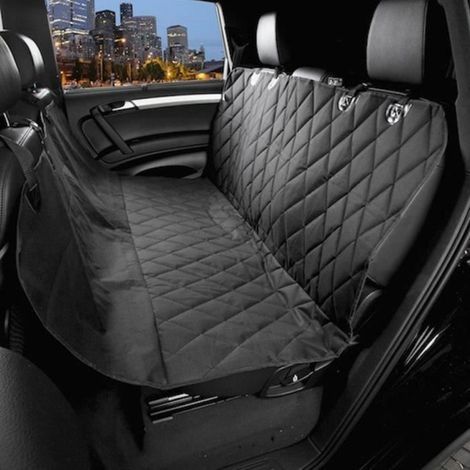 Animalerie Housse de Siège Arrière pour Voitures Protection De Banquette Arrière Imperméable Hamac de voyage pour Chien Couverture (1/4)