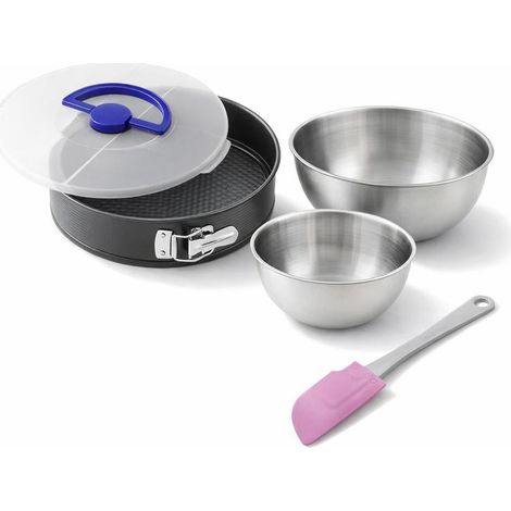 Set de 4 ustensiles de pâtisserie moule à manqué bol et spatule Collection Zenker pure (1/5)