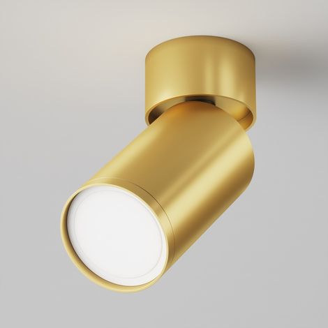 Maytoni FOCUS S Downlight Orientable Monté en Surface Or Mat GU10