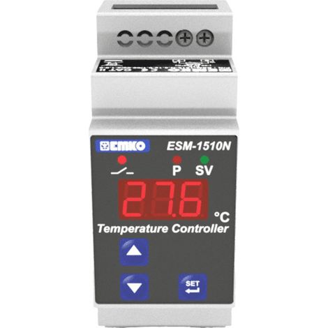 Emko ESM-1510-N 2-Punkt-Regler Temperaturregler J -50 bis 800 °C Relais 10 A (L x B x H) 61.2 x 35 x