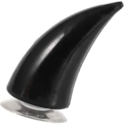 Casque Moto Corne de Diable Ventouse Caoutchouc Décor Universel Unique Ornement (1/5)