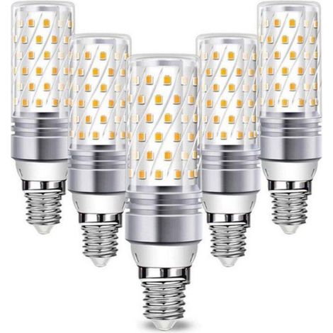 Ampoule LED E27 - 16 W - Blanc Froid et Blanc Chaud - Forme Poire - Lot de 5 (1/5)