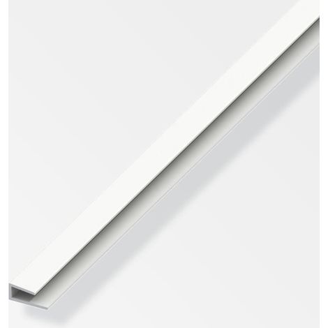 Profilo per bordi alfer aluminium 1 lato 4x15x1mm lunghezza 1m bianco - 12171 (1/2)