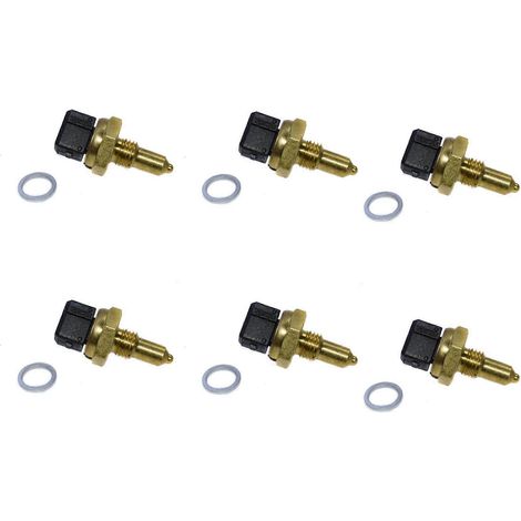 6 capteurs de température d'eau de refroidissement moteur 13621433076 pour BMW X5 335i E90 E92 E60 (2006-2013) (1/5)