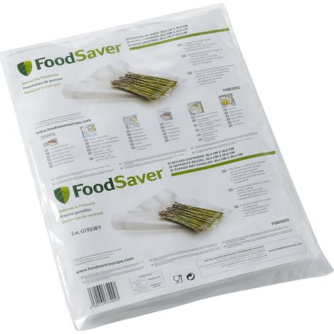 foodsaver FSB3202-I Set di 32 sacchetti sottovuoto 3,8 L