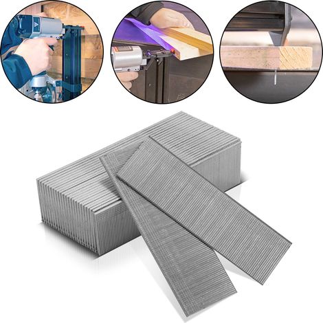 STAHLWERK Chiodi pneumatici 40 mm calibro 18 (1,25 x 1,05 mm) testa da 2 mm set di 5.000 pezzi